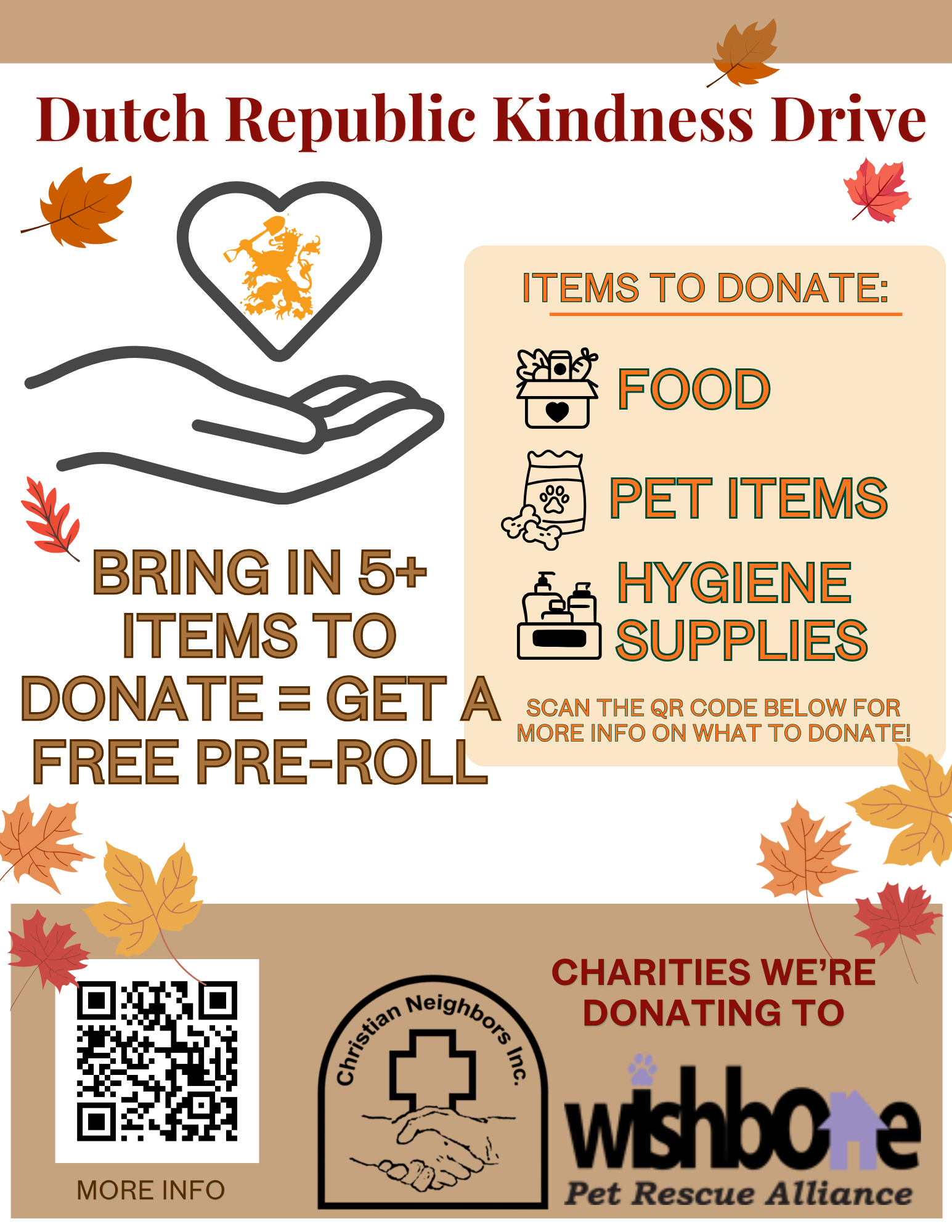 Dutch Republic Kindness Drive