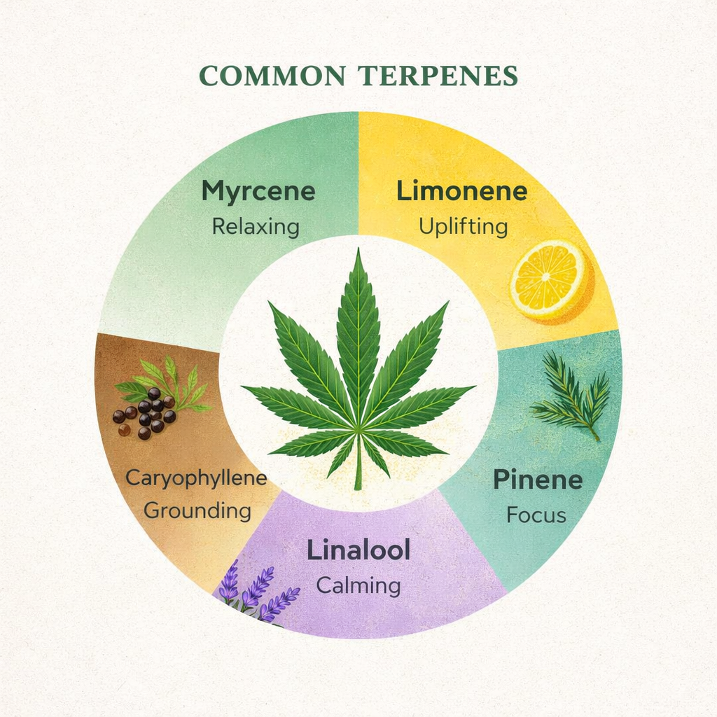 Terpene education graphic
